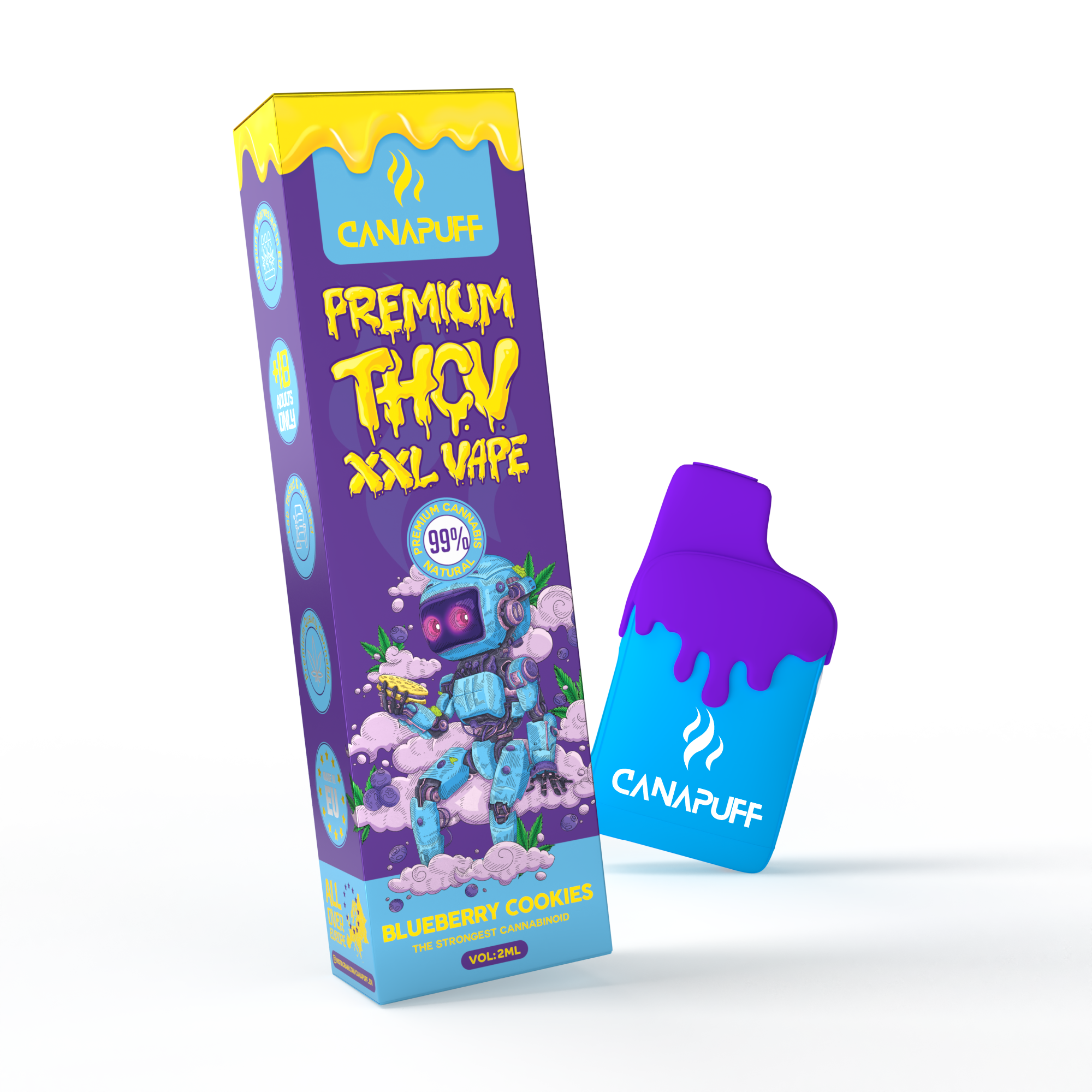 THCv Vape Mirtilo Cookies 99% 2ml