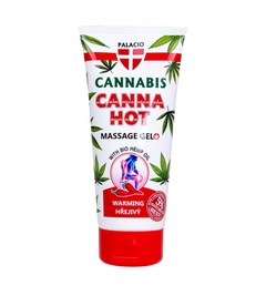 Gel de massagem de cânhamo CANNAHOT efeito calor, 200ml - Palacio