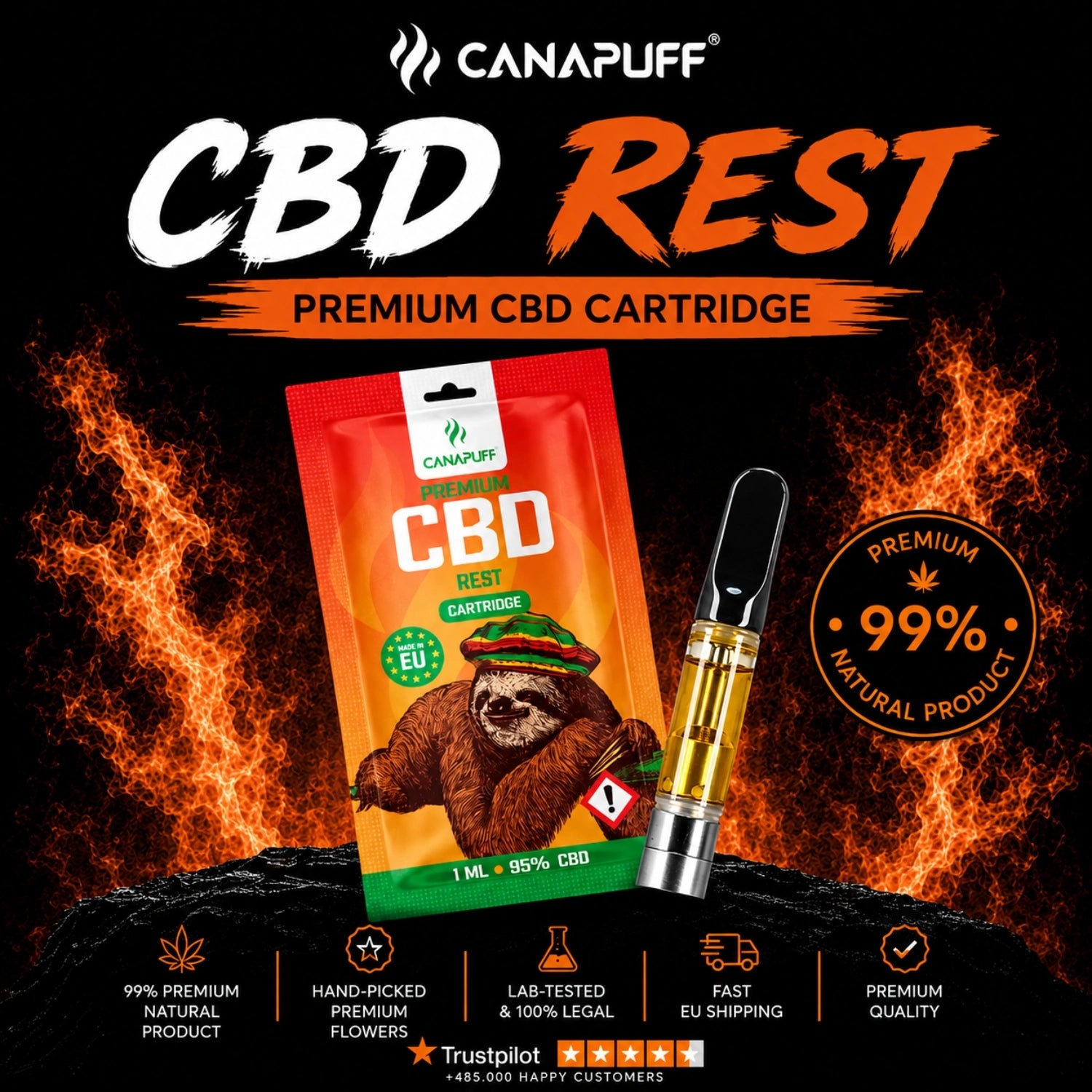 CBD Cartucho Restante 95%