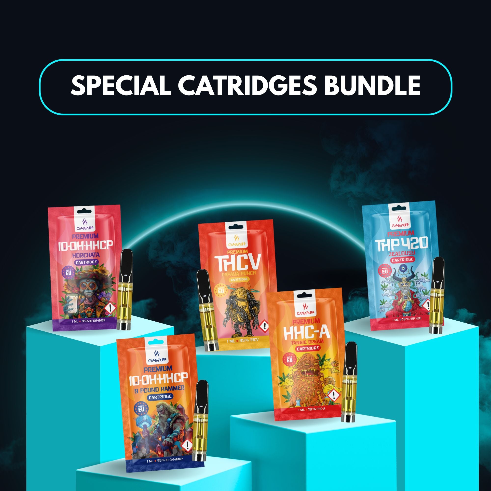 Especial de Natal Cartuchos Bundle (5x1ml)