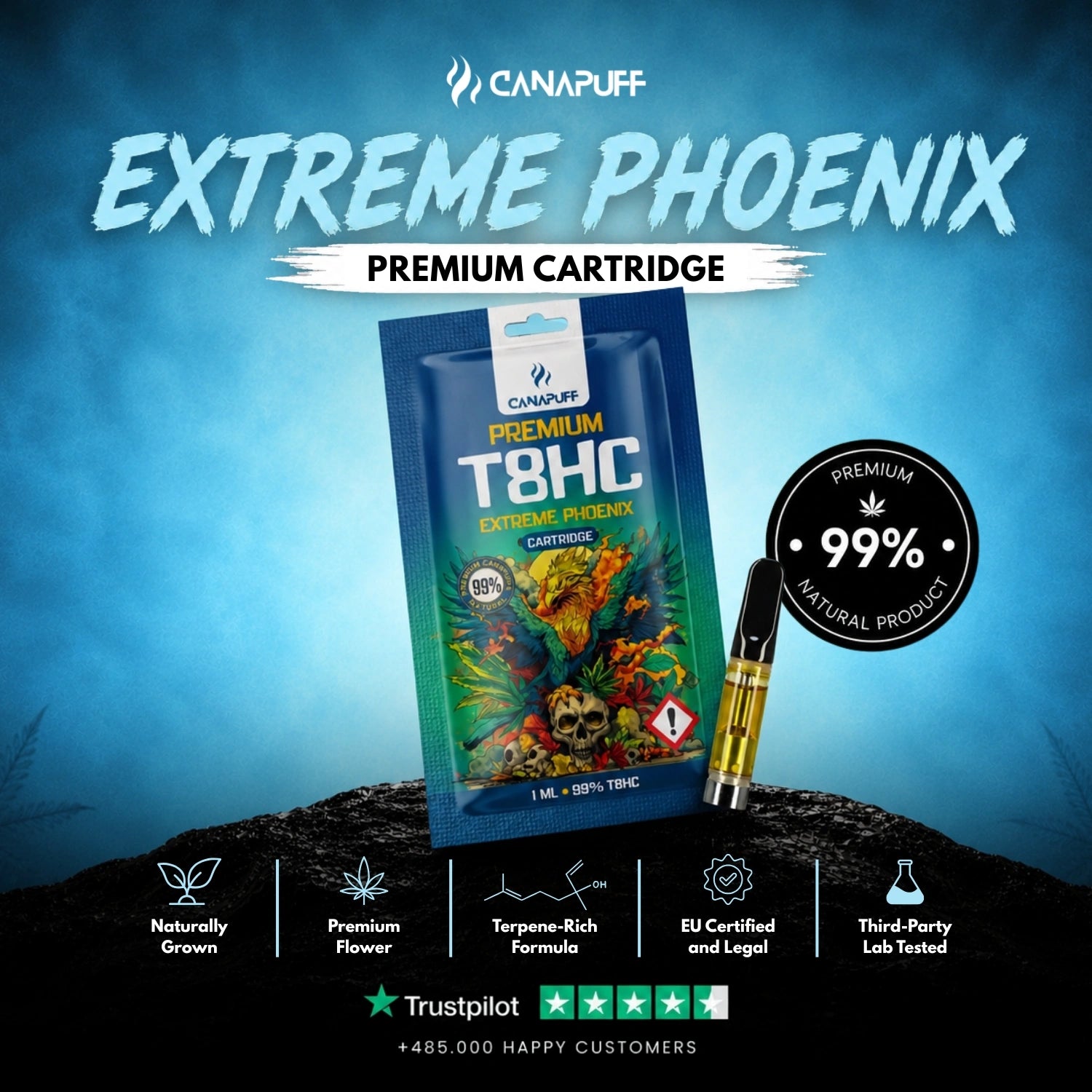 Cartucho T8HC Extreme Phoenix 99%