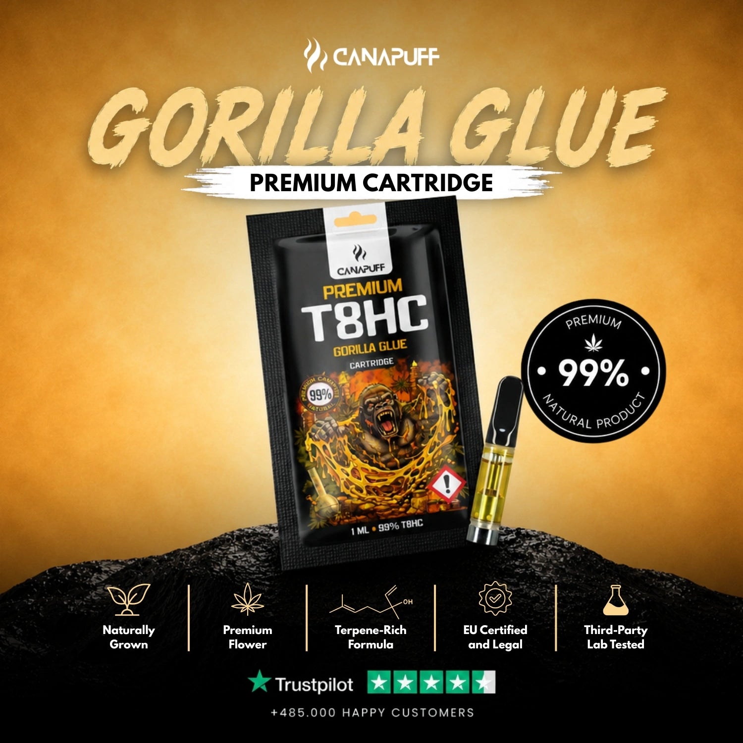 Cartucho T8HC Gorilla Glue 99%