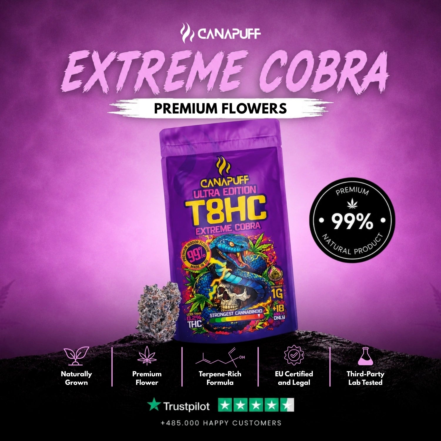 Flores T8HC Extreme Cobra 99%