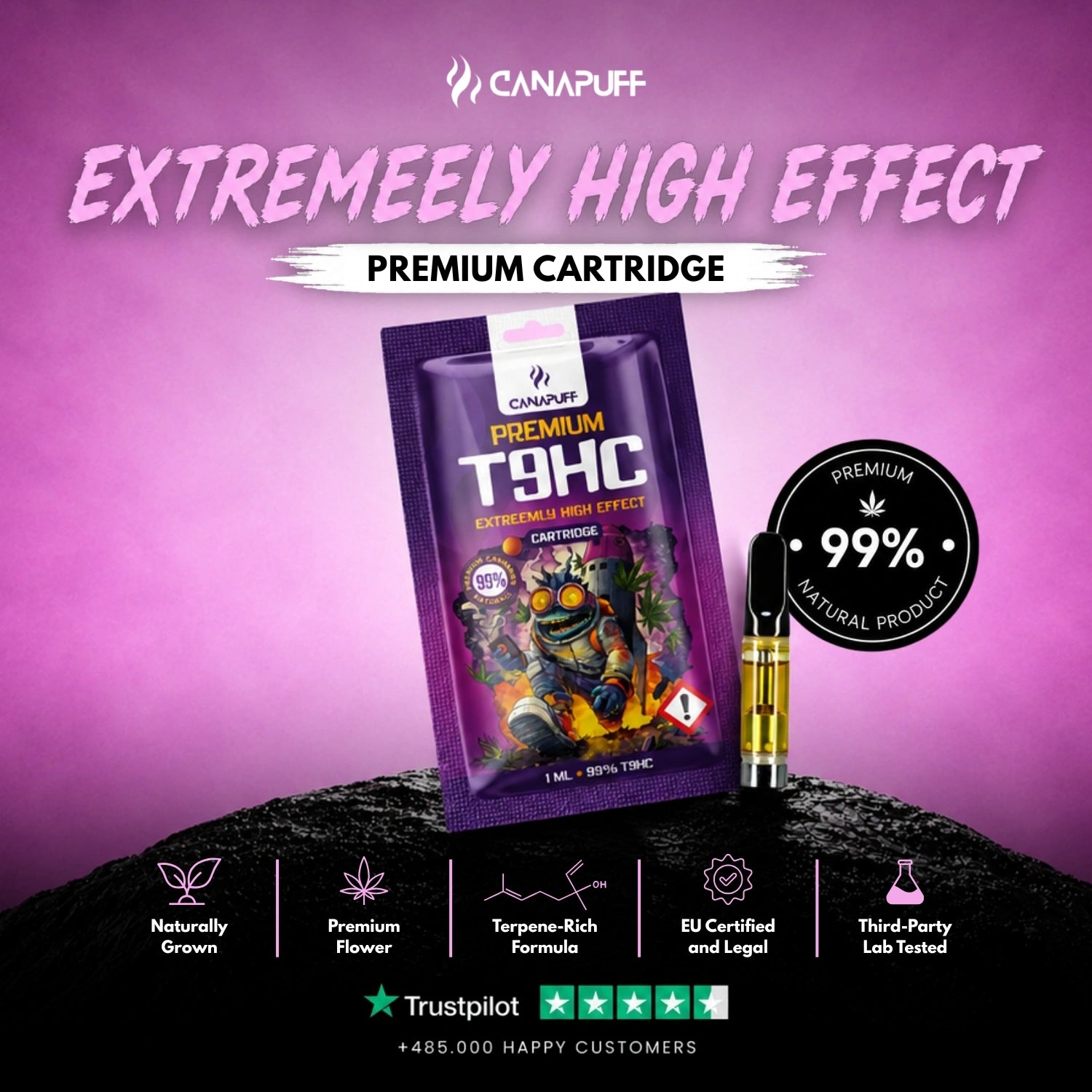 Cartucho T9HC Extreemly 99%