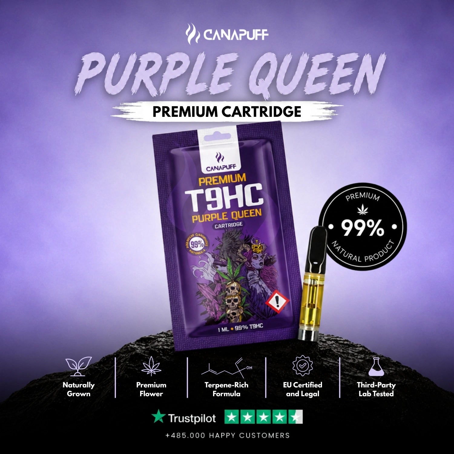 Cartucho T9HC Purple Queen 99%