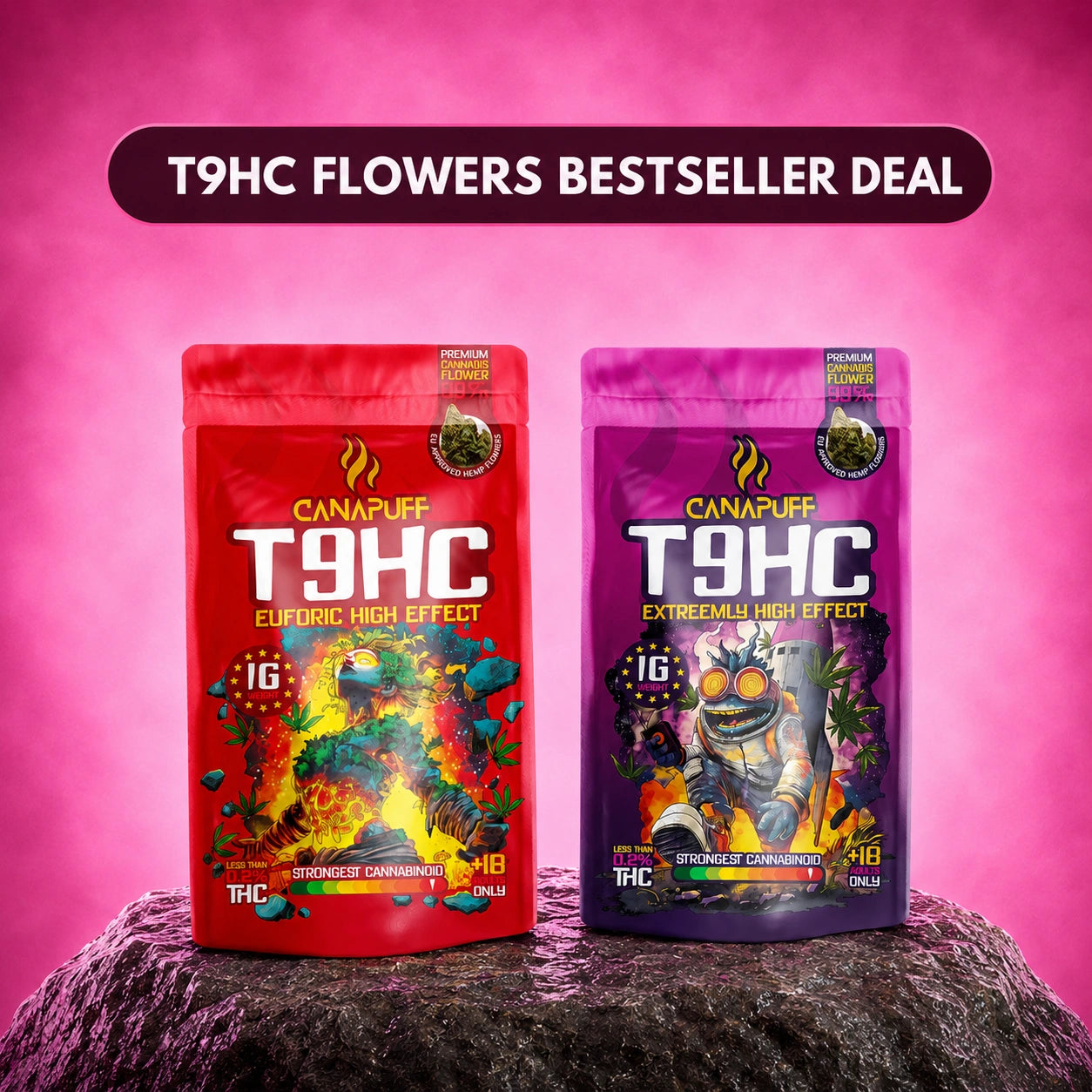 T9HC Flores bestseller Oferta (2x1g)