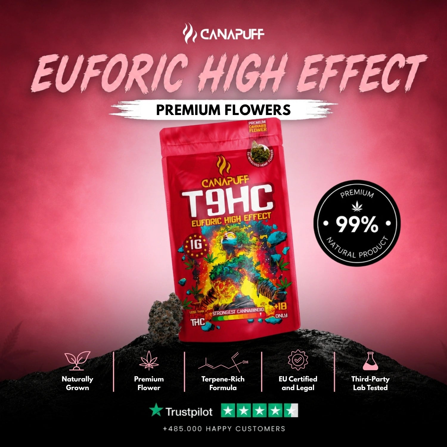 T9HC Flores Euforic 99%
