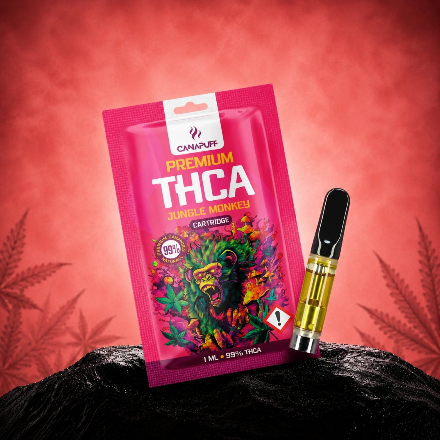 THCA Cartridge Jungle Monkey 99%