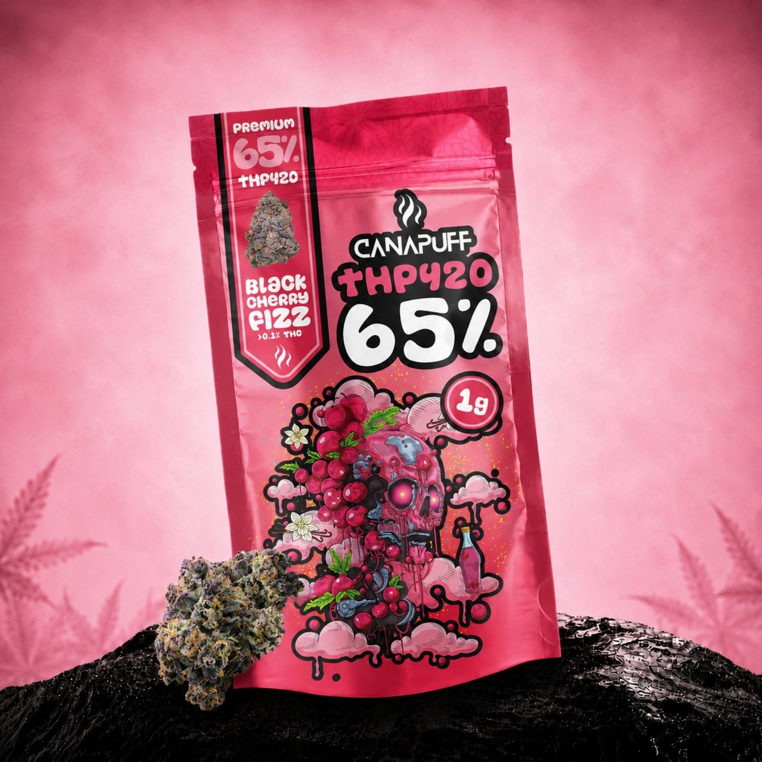 THP420 Flores Fizz de Cereja Preta 65%