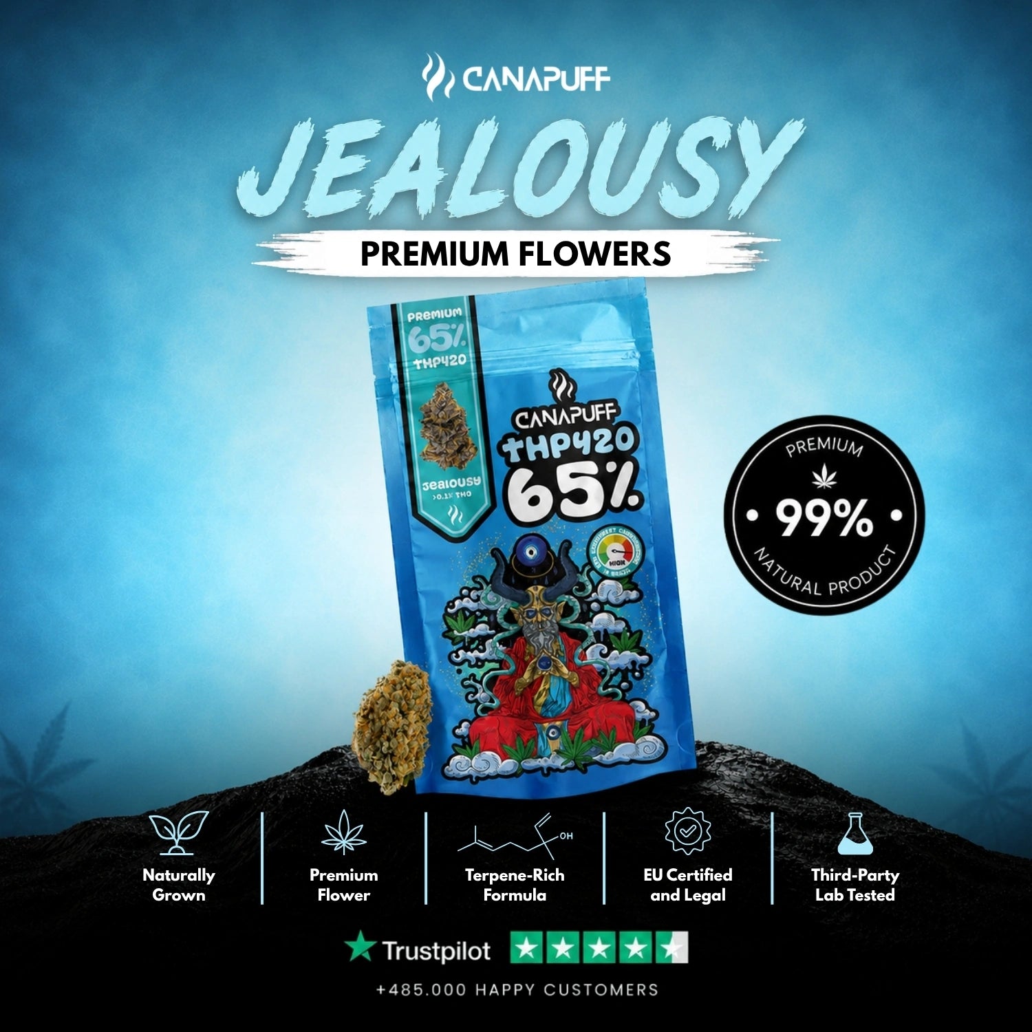 THP420 Flores Jealousy 65%