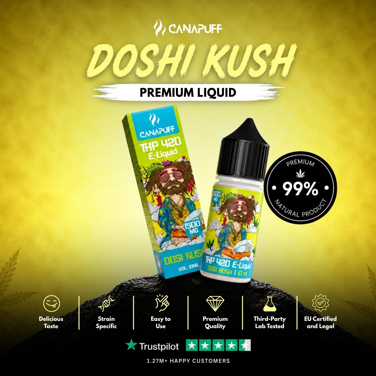 THP420 liquid Dosi Kush 1.500 mg