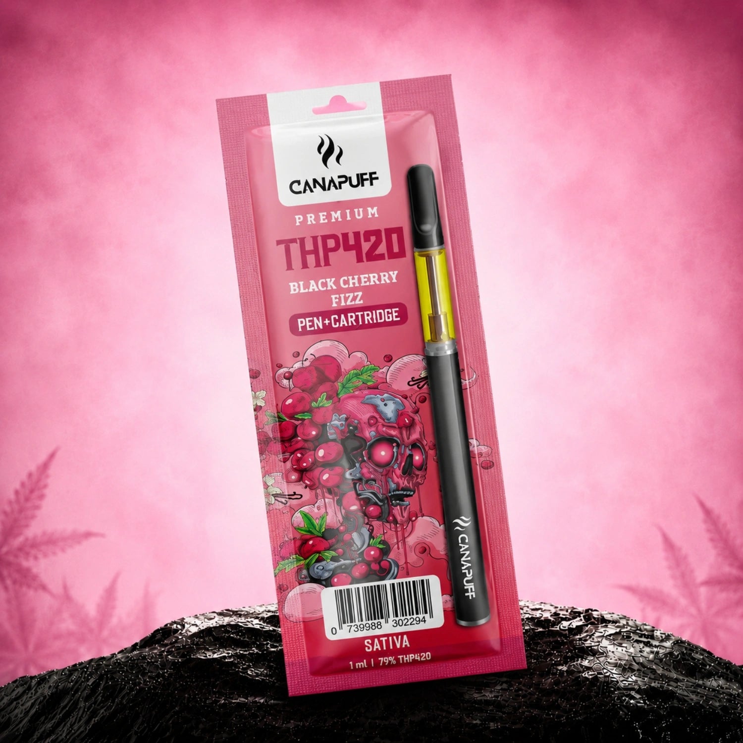THP420 Pen+Cartucho Cereja-Preta Fizz 79%