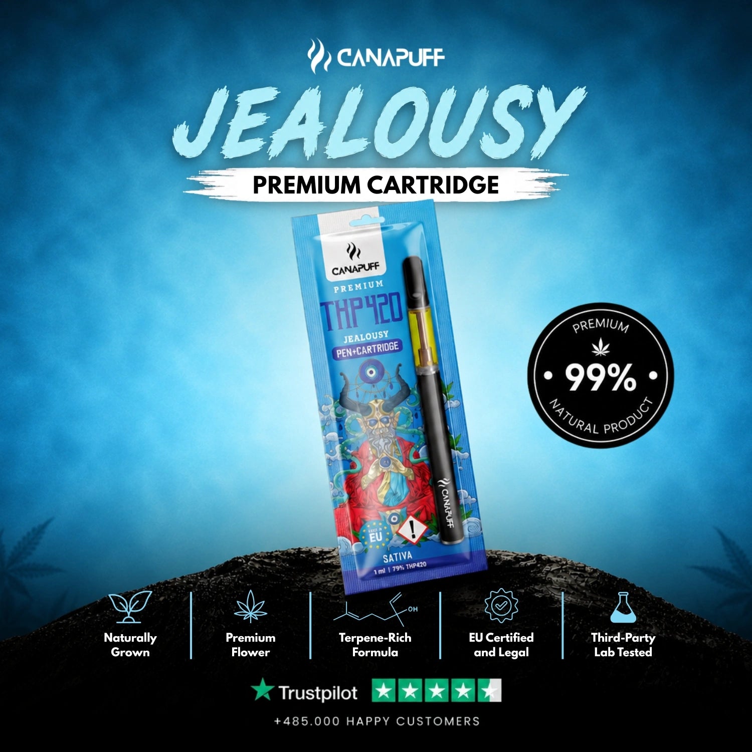 THP420 Pen+Cartucho Jealousy 79%