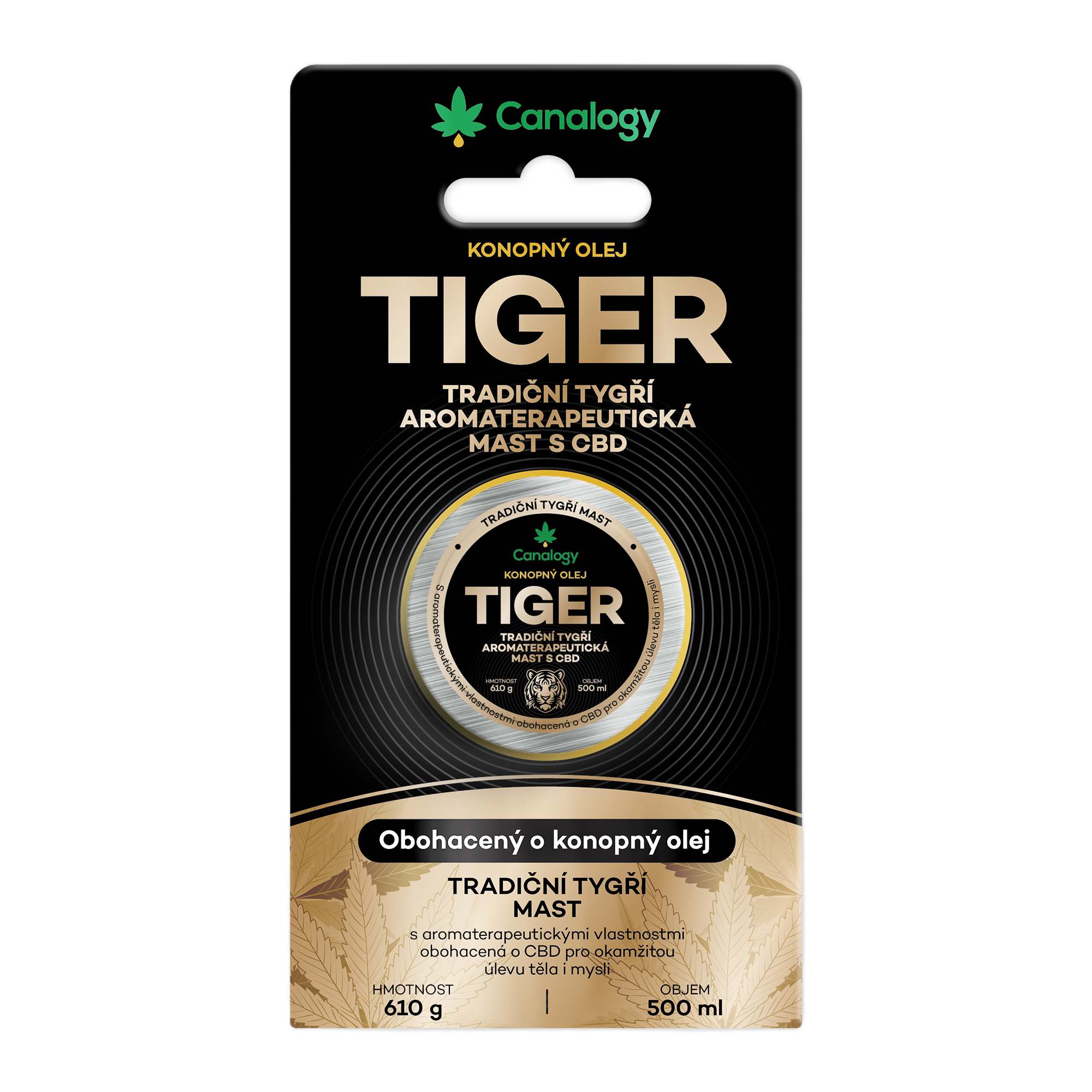 Traditional Tiger Aromatherapy Ointment with CBD - Canalogy