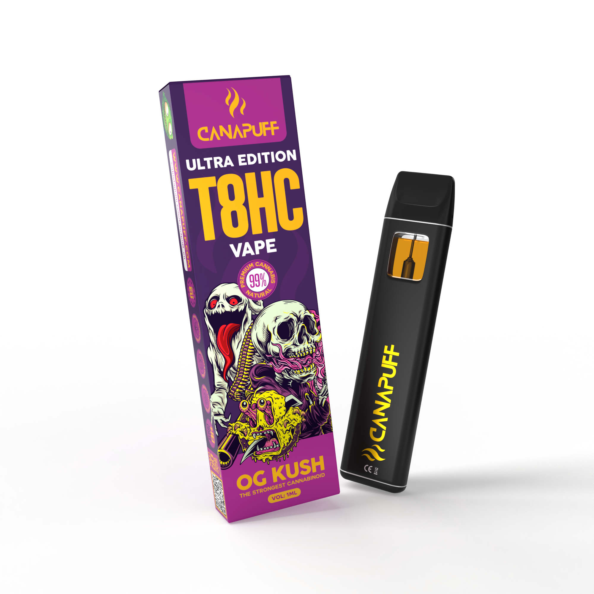 T8HC Vape OG Kush Ultra Edition 99% 1ml