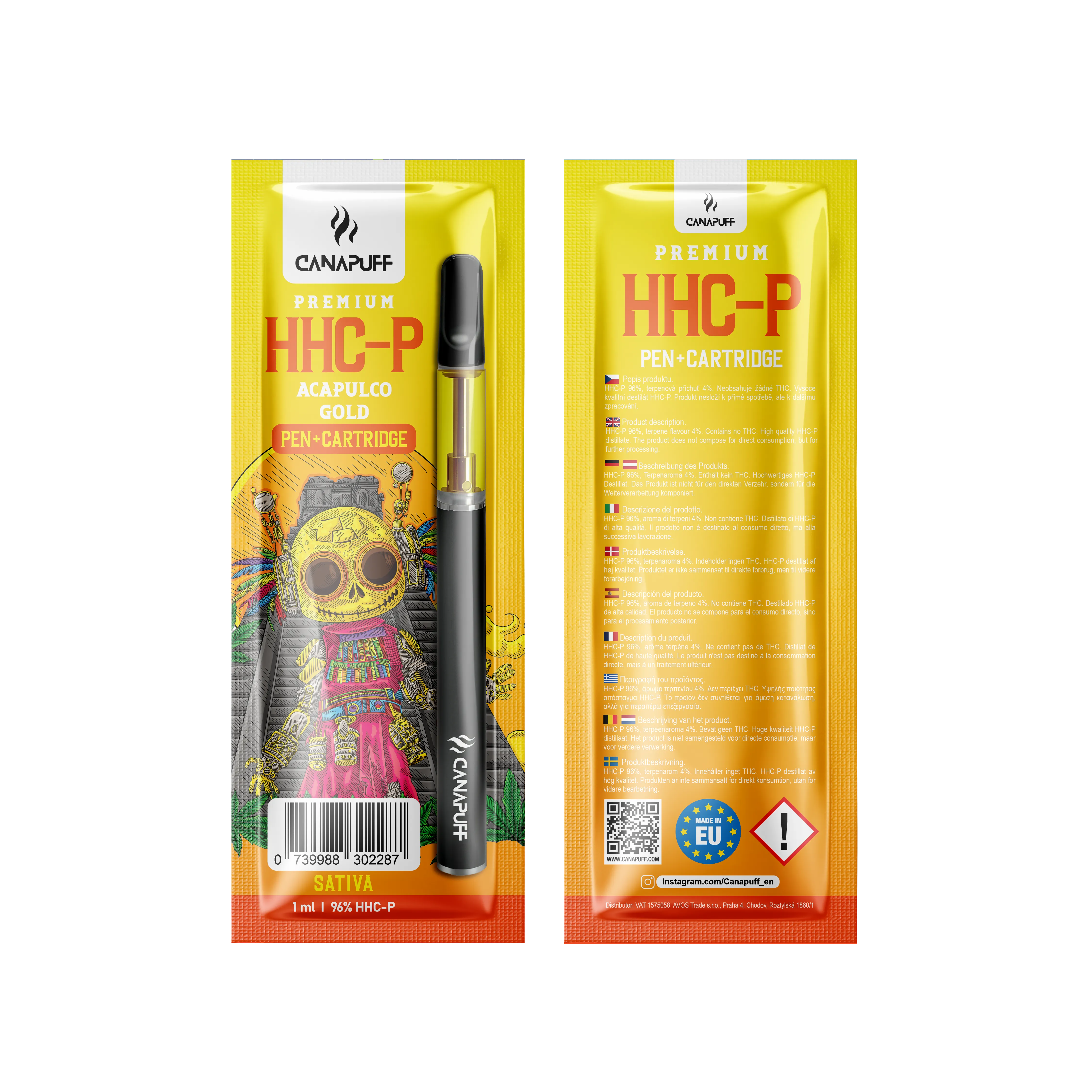 canapuff acapulco gold hhc p 96 cartucho de caneta