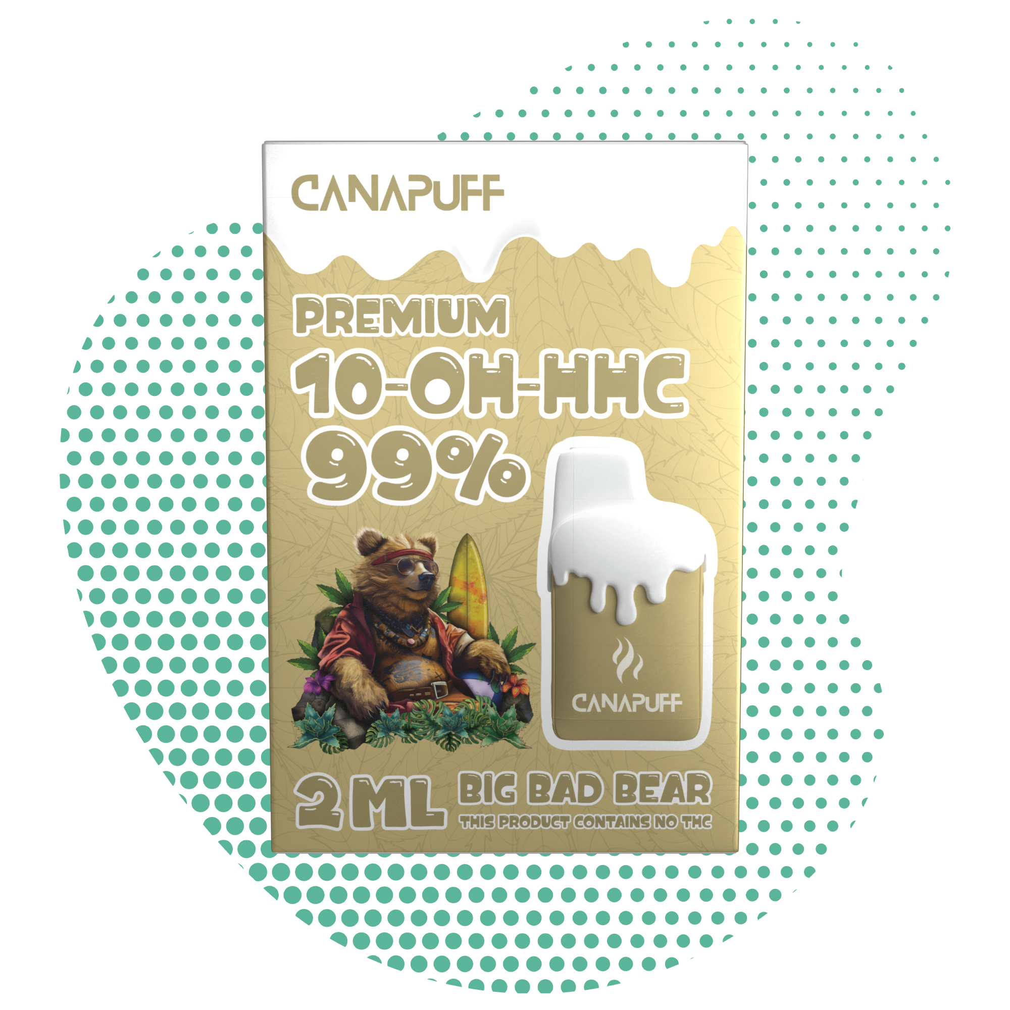 Big Bad Bear 99% 10-OH-HHC - Canapuff - Uso Único - 2ml