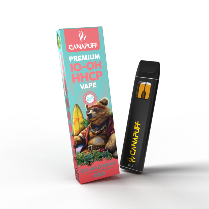 Big Bad Bear 95% 10-OH-HHCP - Canapuff - Um uso - 1ml
