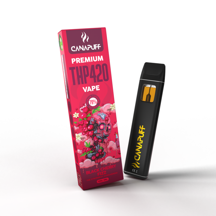 Black Cherry Fizz 79% THP420 - Canapuff - Um uso - 1ml