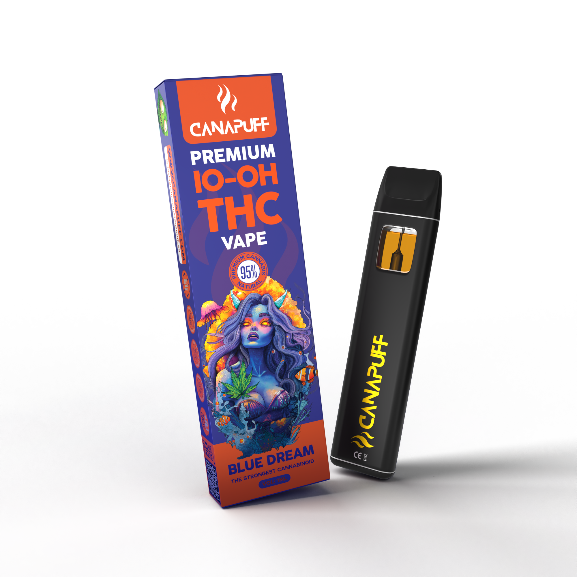 Blue Dream 95% 10-OH-THC - Canapuff - Uso Único - 1ml