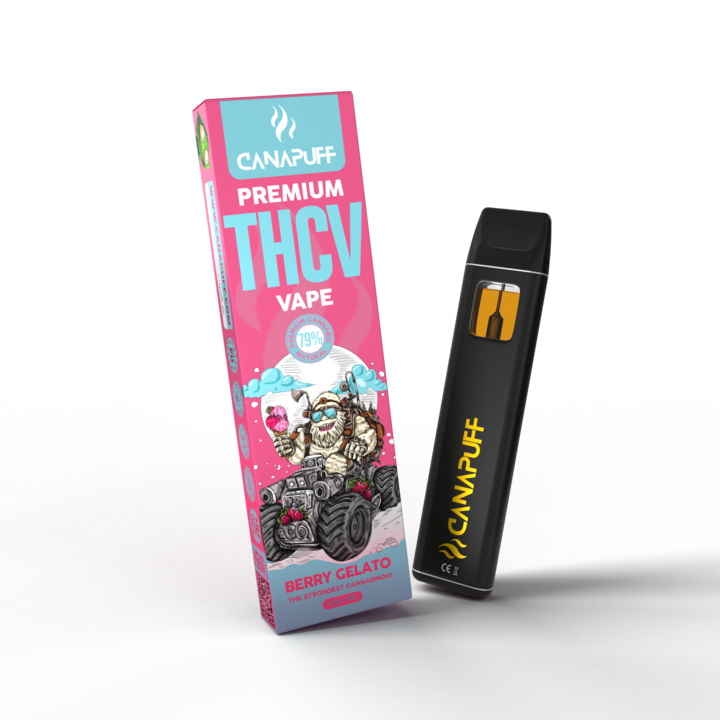 BERRY GELATO 79% THCv - CanaPuff - USO ÚNICO - 1ml