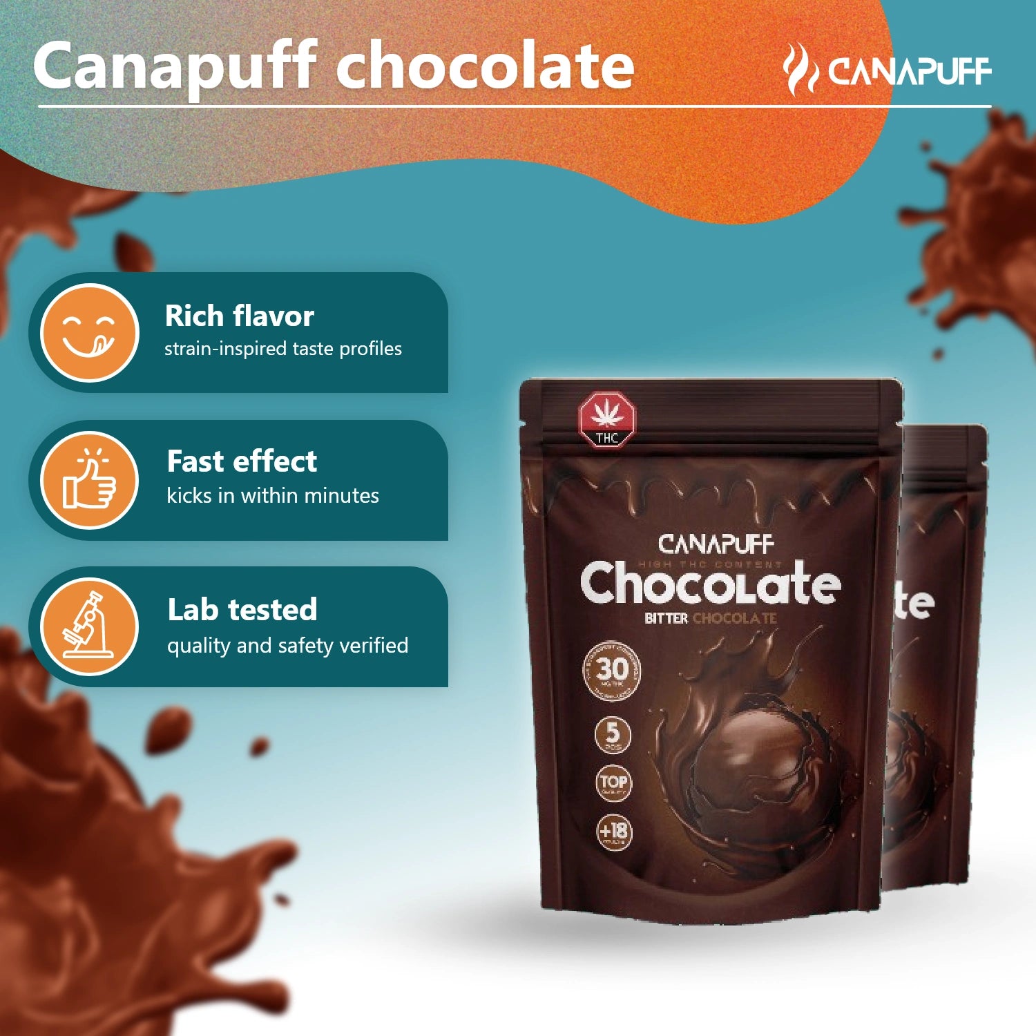 THC Chocolate - Amargo