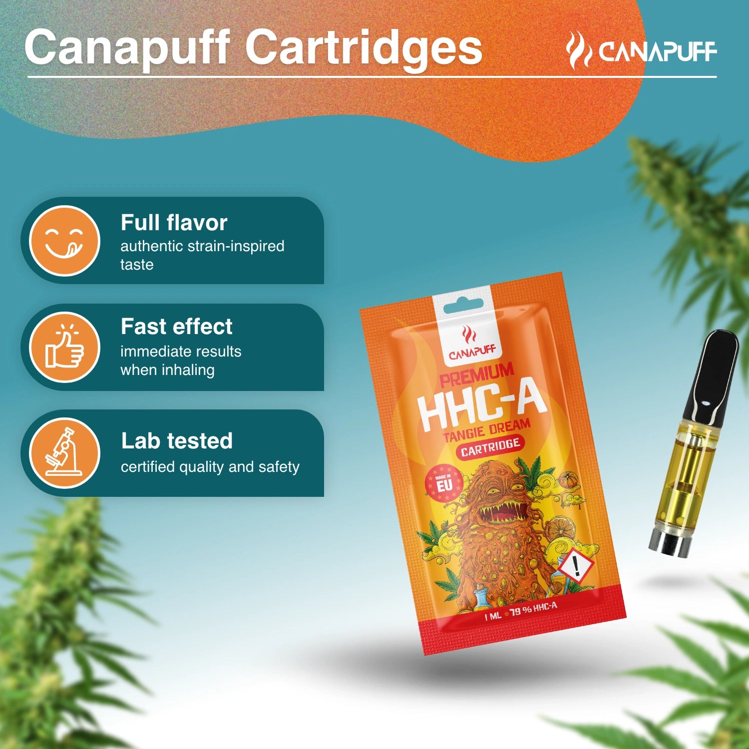 Canapuff - Tangie Dream - HHC-A 79% - cartucho