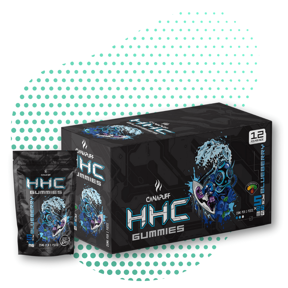 canapuff hhc gummies package blueberry