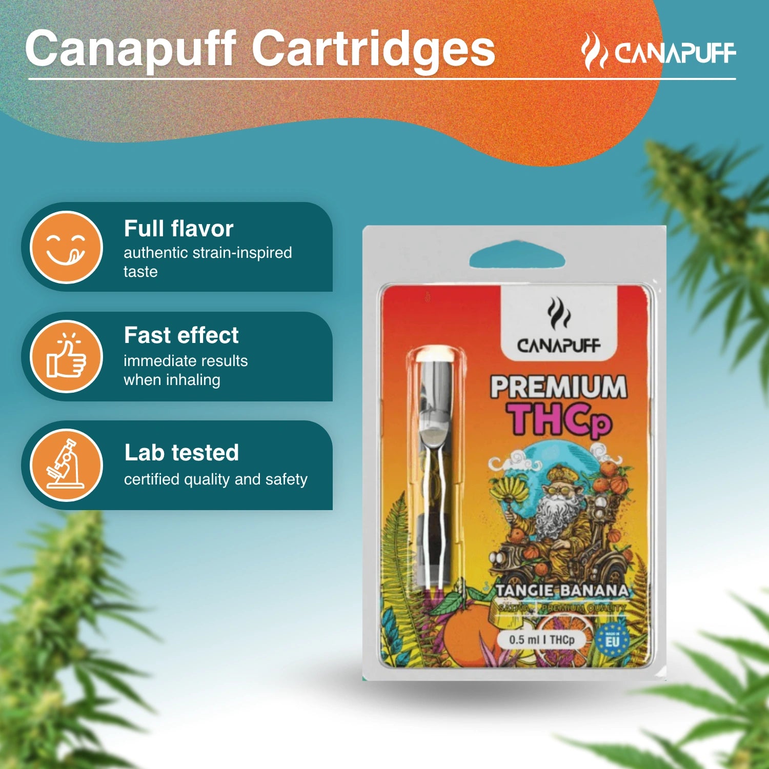 CanaPuff - TANGIE BANANA - THCp 79% - cartucho