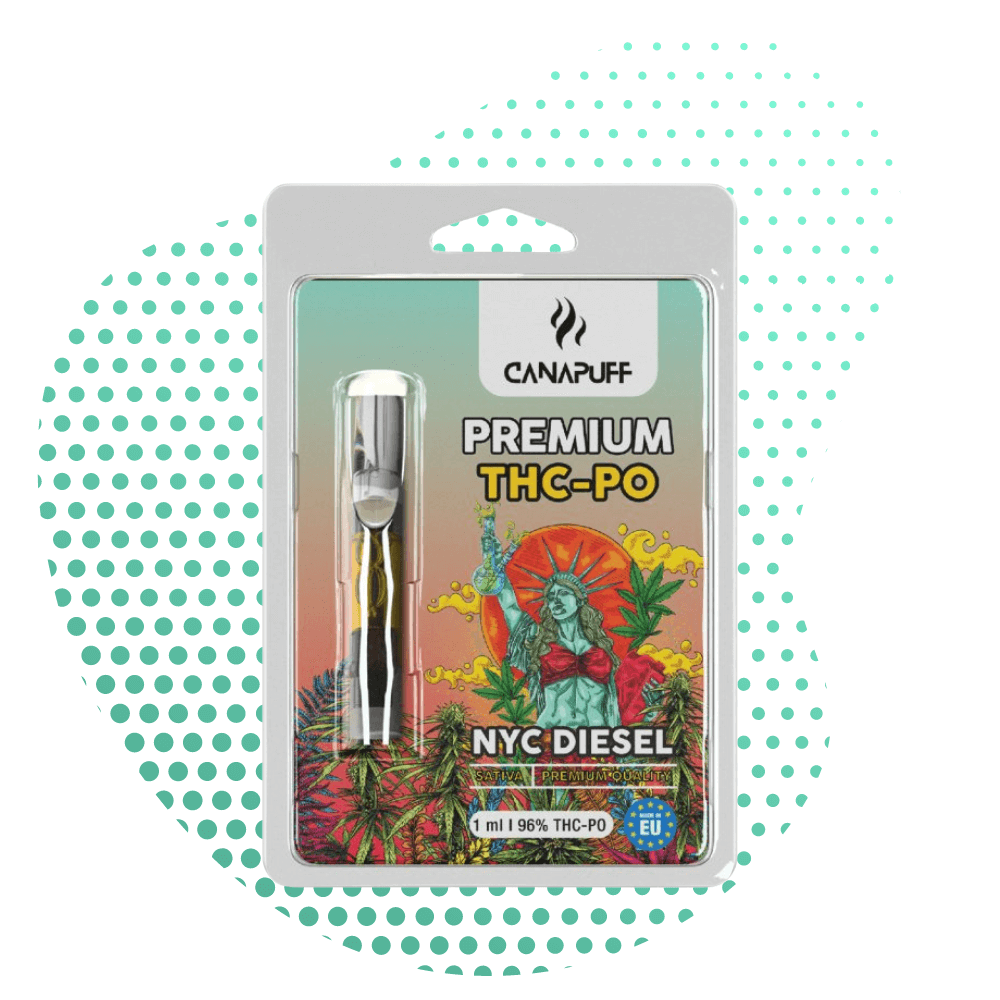 CanaPuff NYC Diesel THC PO 96% cartridge