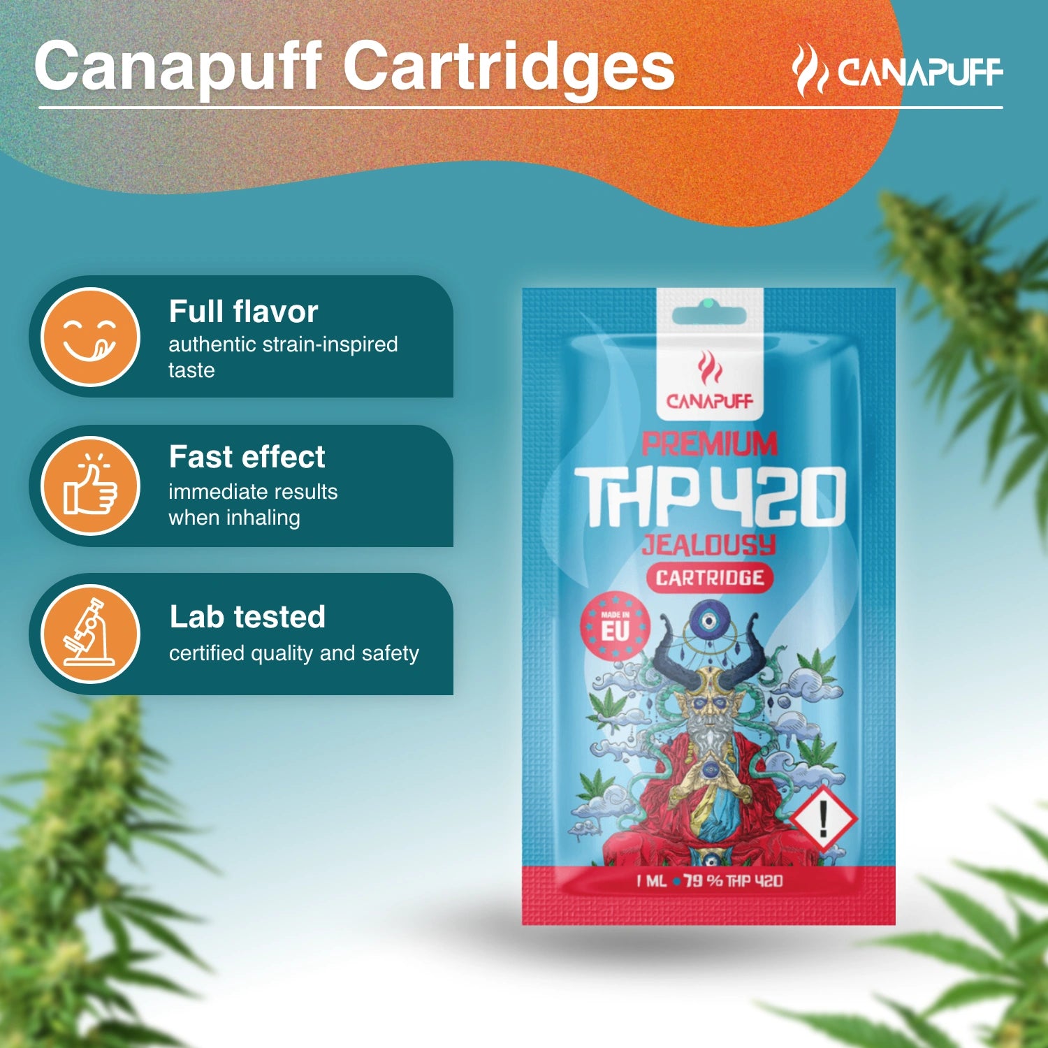 Canapuff - Ciúme - THP420 79% - cartucho