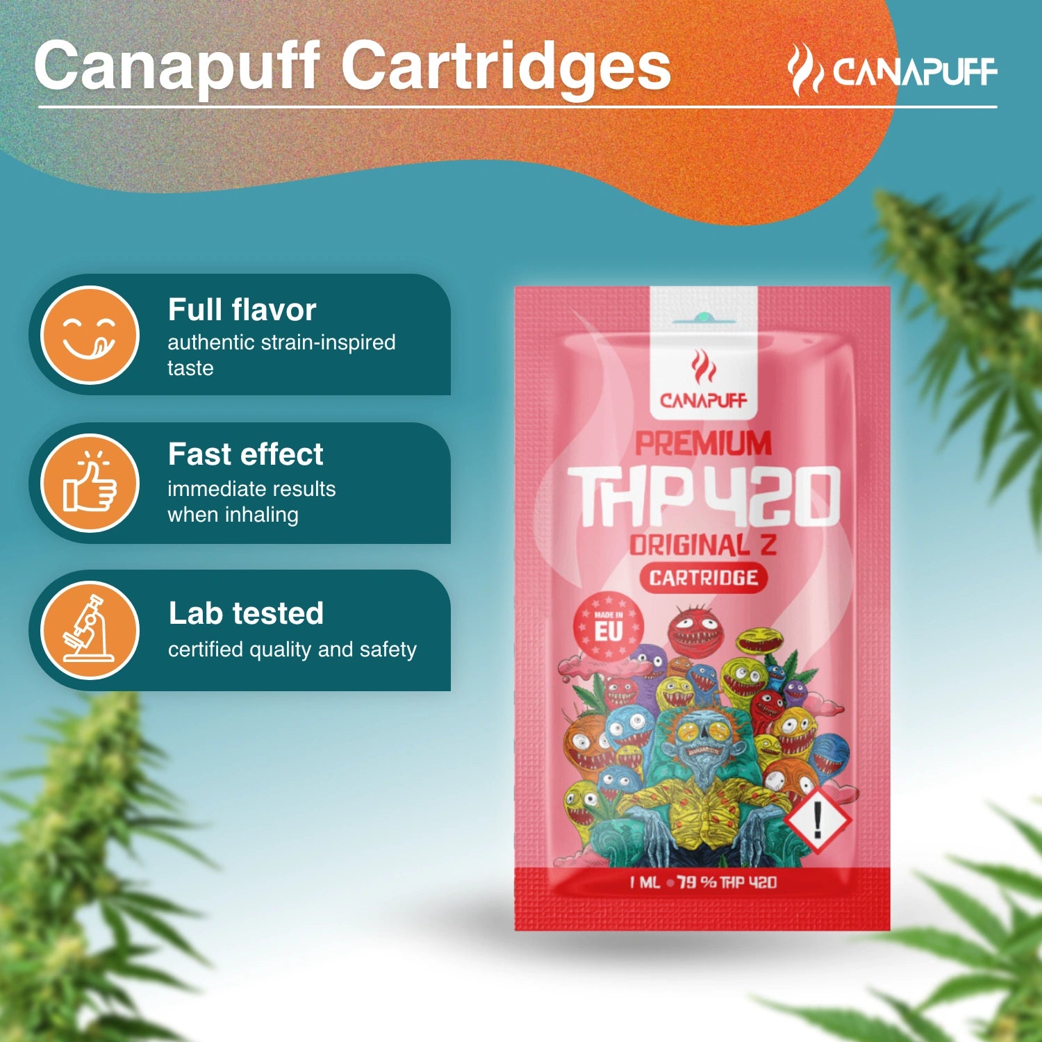 Canapuff - Original Z - THP420 79% - cartucho