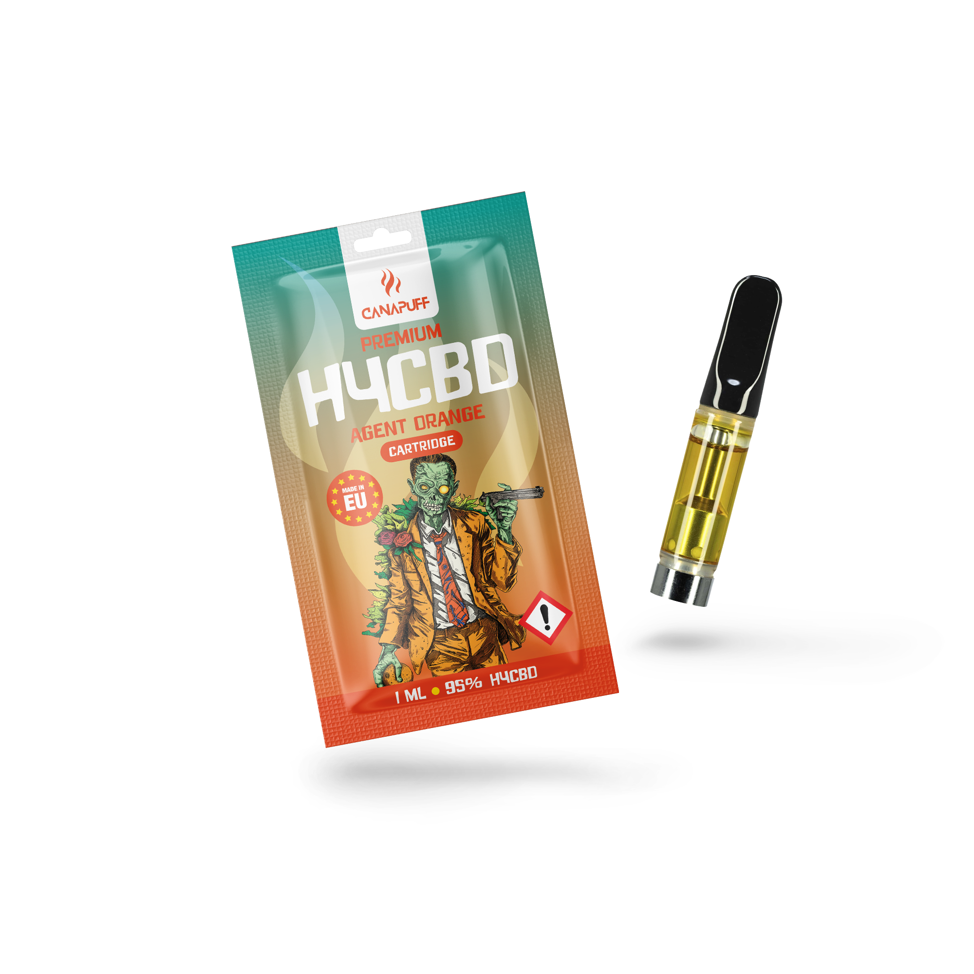 CanaPuff - Agent Orange - Cartucho H4CBD 96%