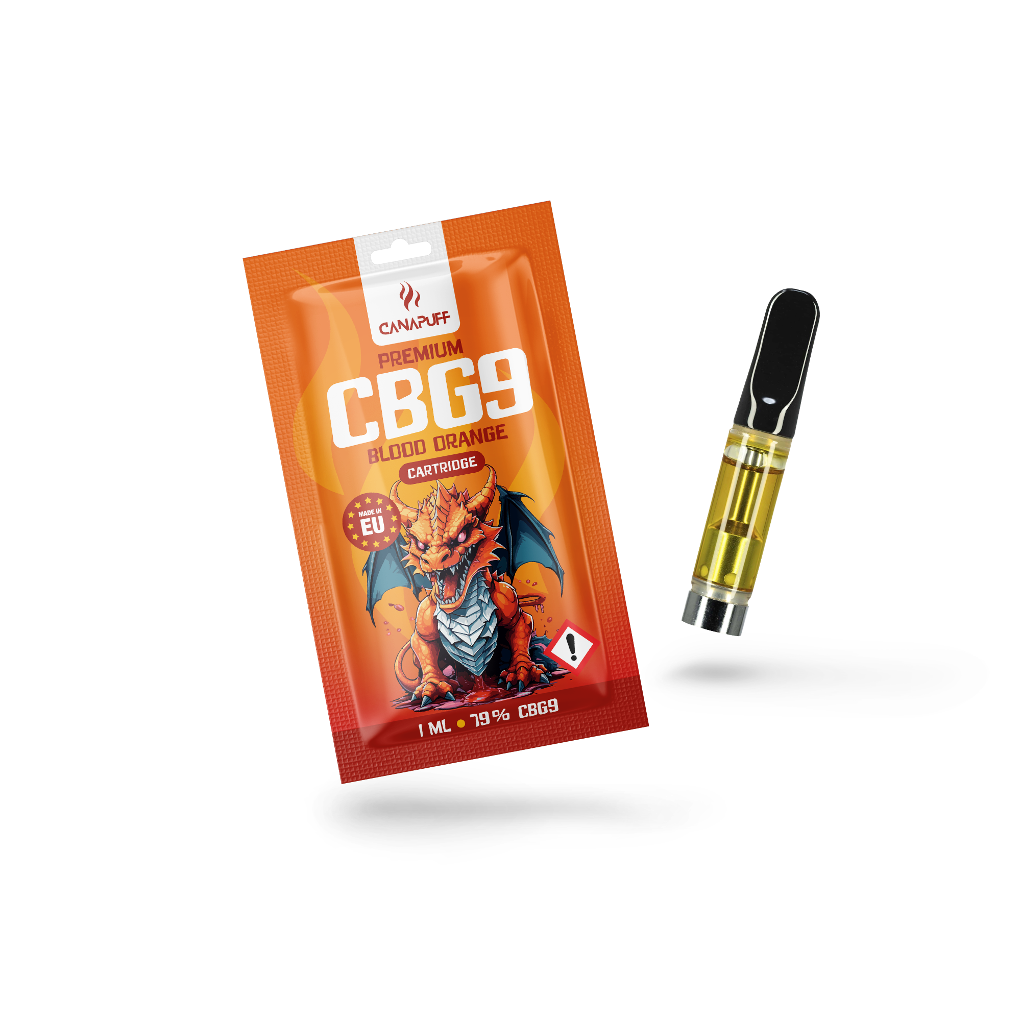 Canapuff - Laranja Sanguínea - CBG9 79% - cartucho