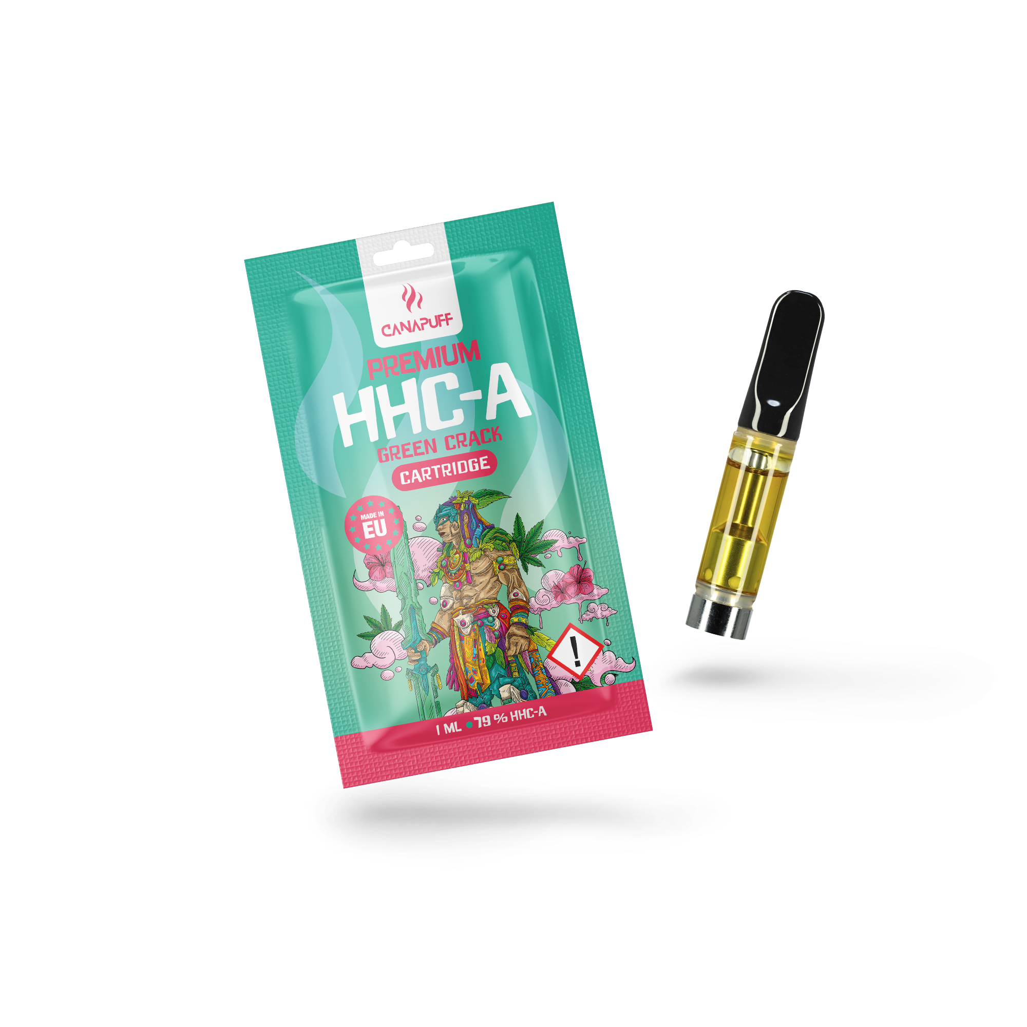 Canapuff - Green Crack - HHC-A 79% - cartucho