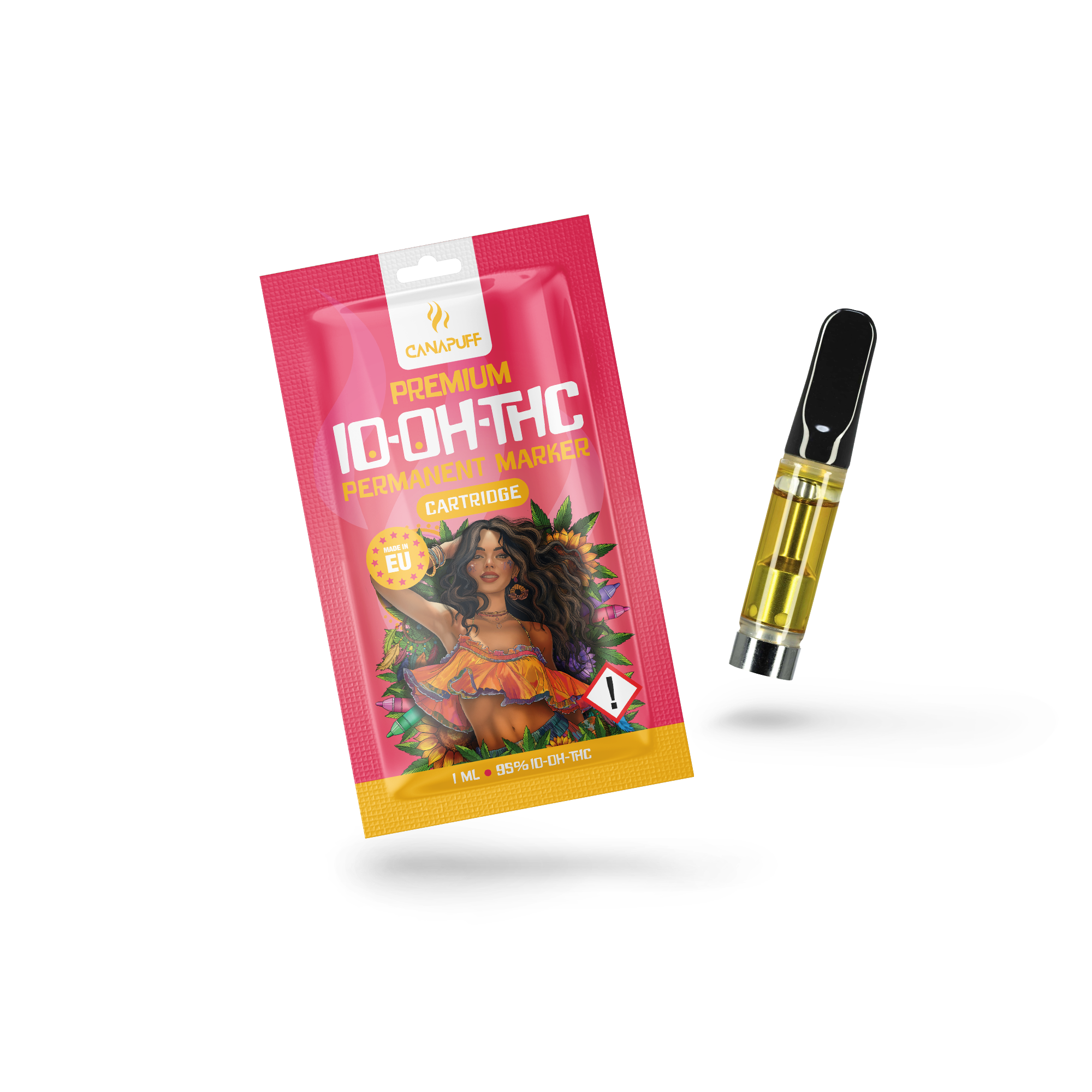 Canapuff - Marcador Permanente - 10-OH-THC 95% - cartucho