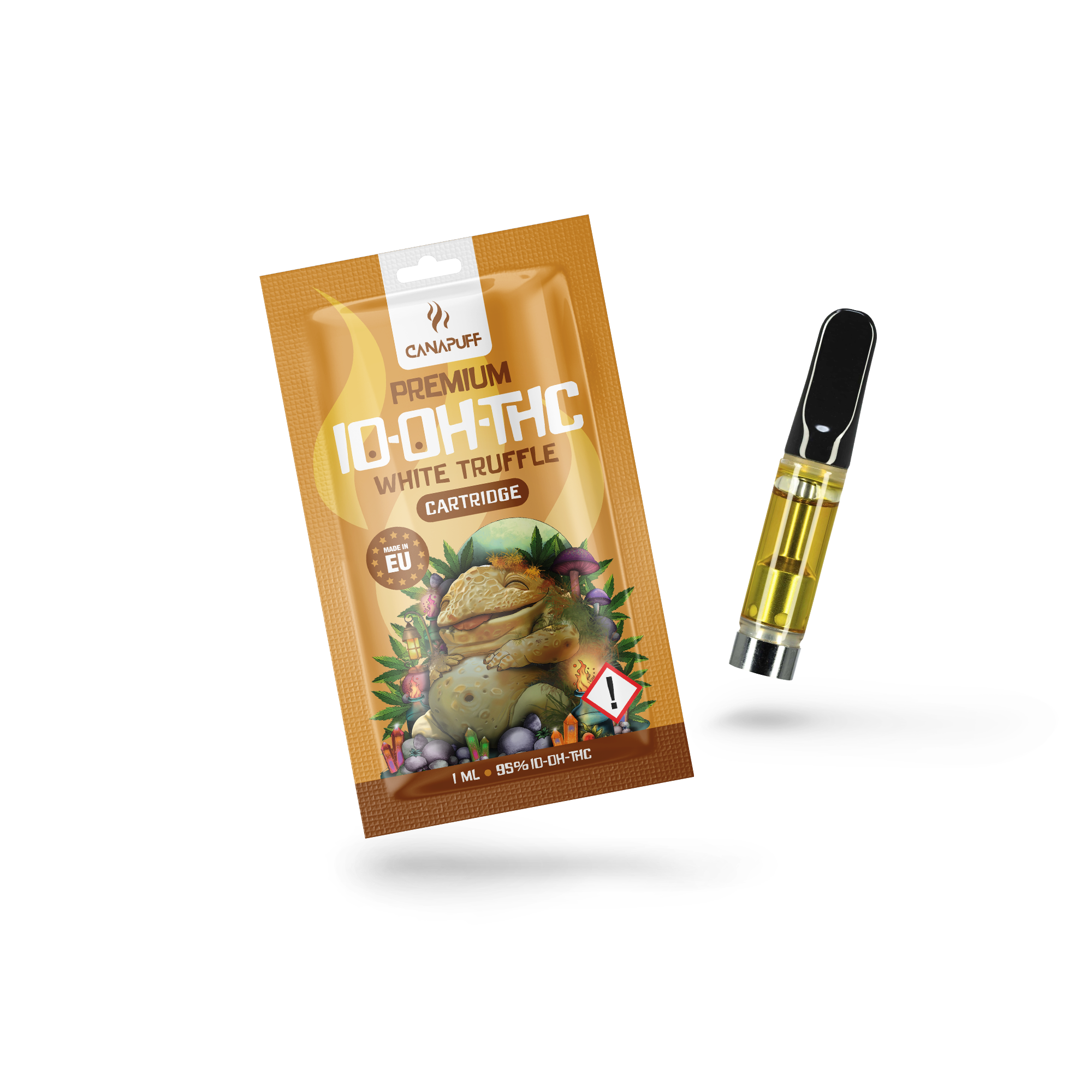 Canapuff - Trufa Branca - 10-OH-THC 95% - cartucho