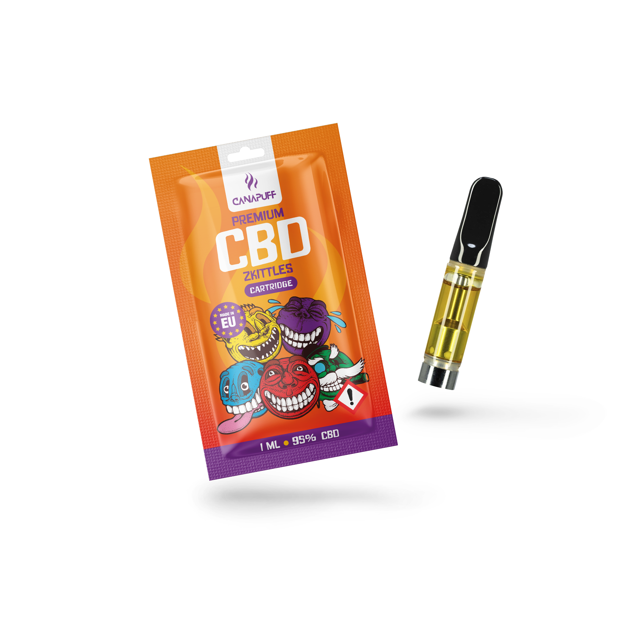 CanaPuff - ZKITTLES - CBD 95% - cartucho