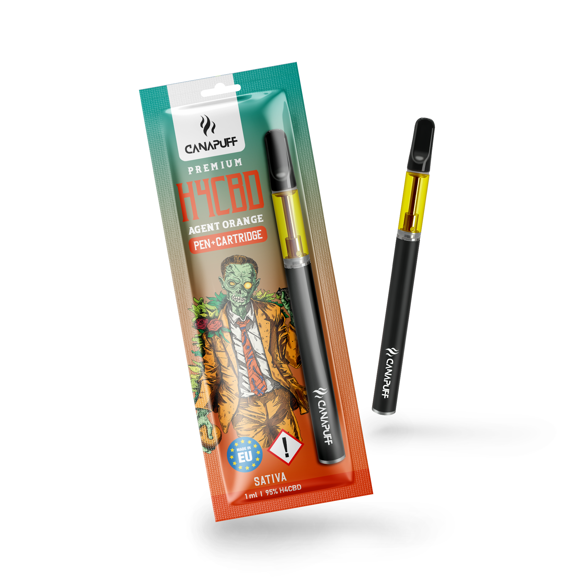 Agente Laranja - H4CBD 95% - Caneta + Cartucho