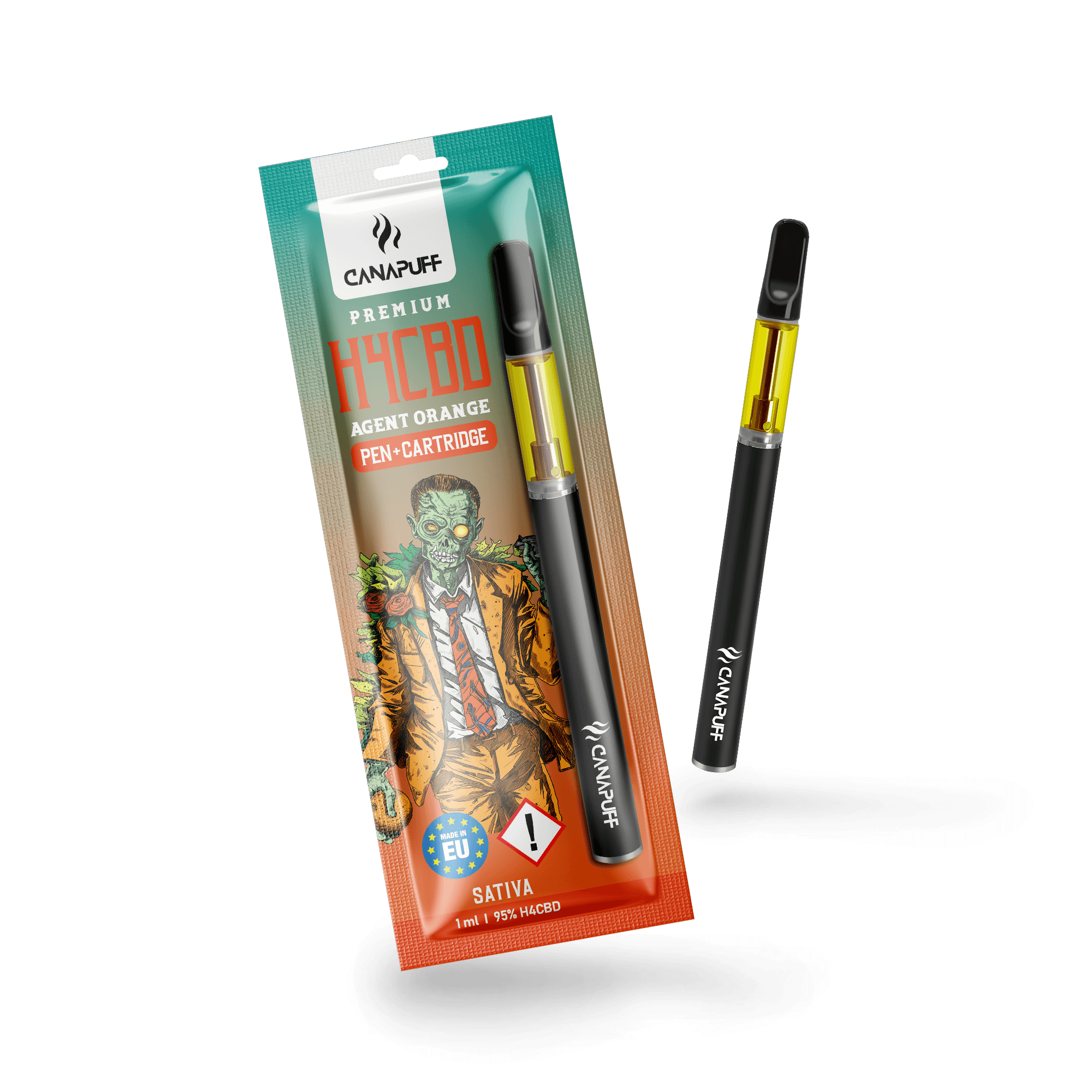H4CBD Pen+Cartucho Agent Orange 95%