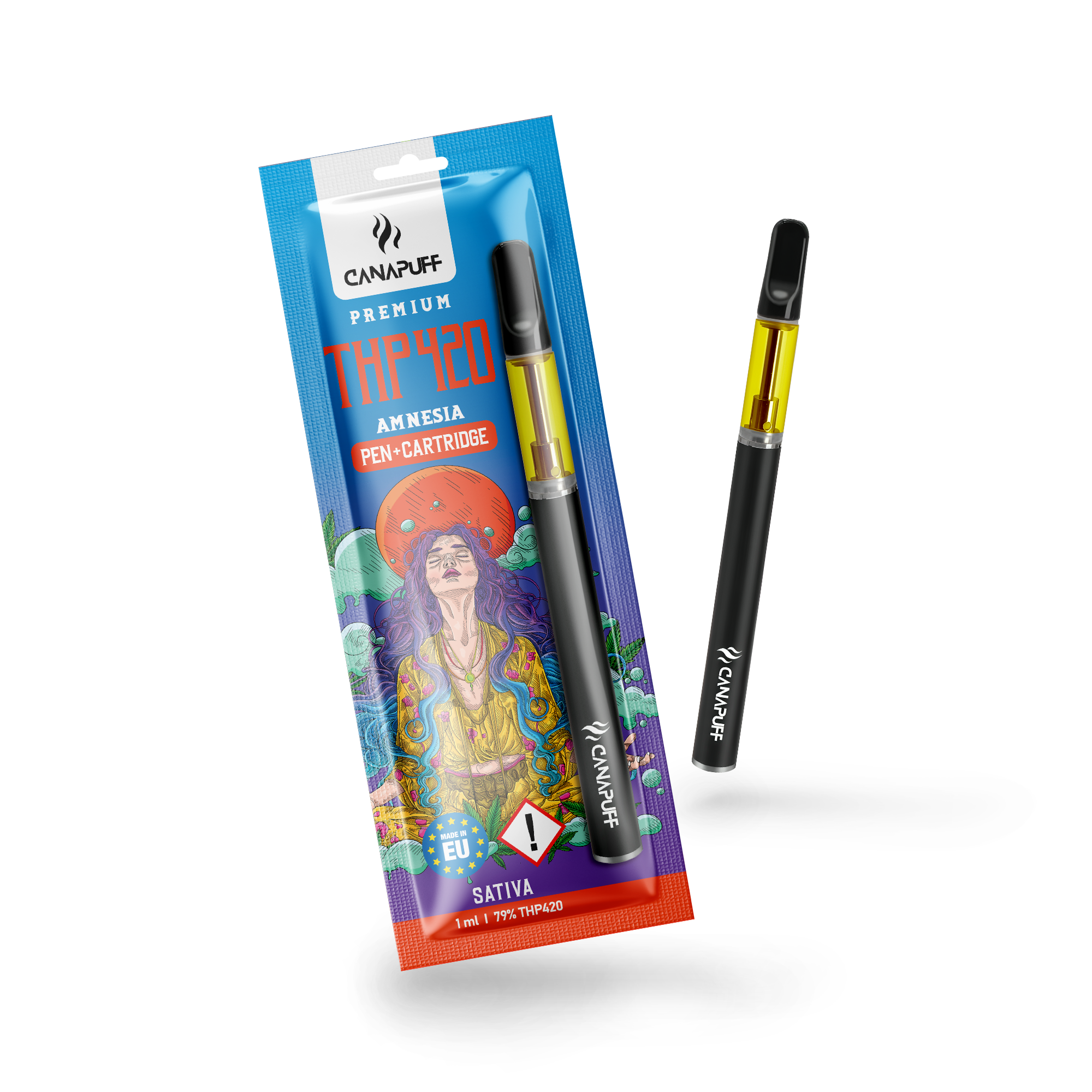 Canapuff - Amnesia - THP420 79% - Caneta+Cartucho