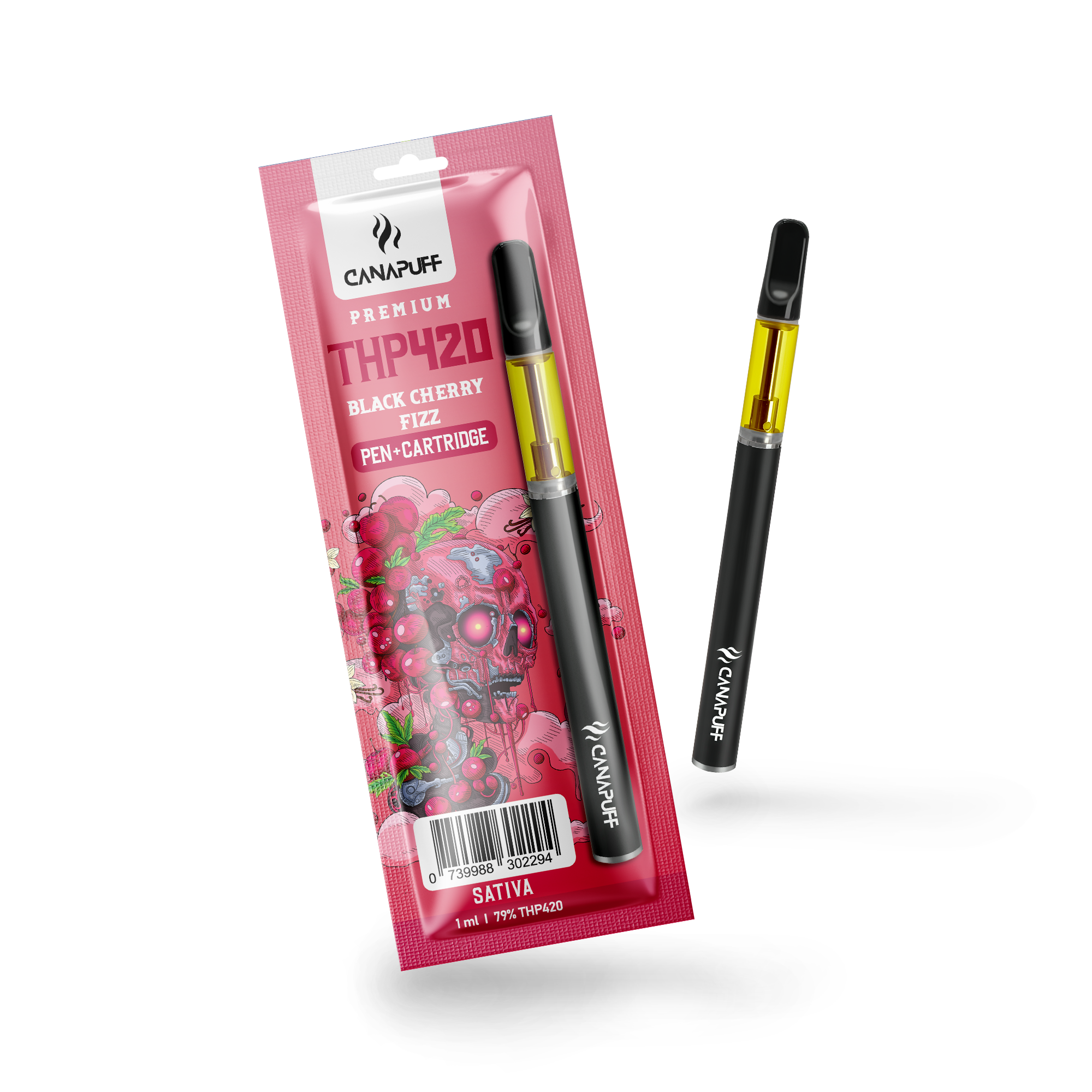 Canapuff - Black Cherry Fizz - THP420 79% - Caneta+Cartucho