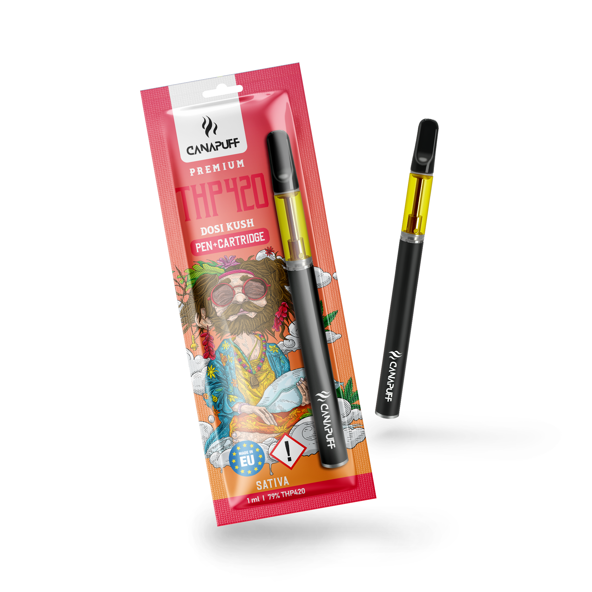 Canapuff - Dosi Kush - THP420 79% - Caneta+Cartucho