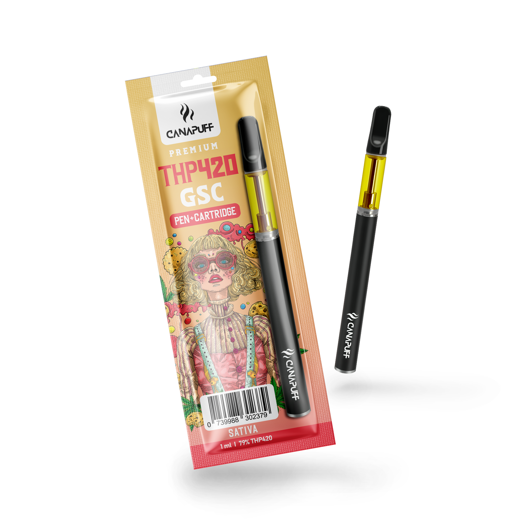 Canapuff - GSC - THP420 79% - Caneta+Cartucho
