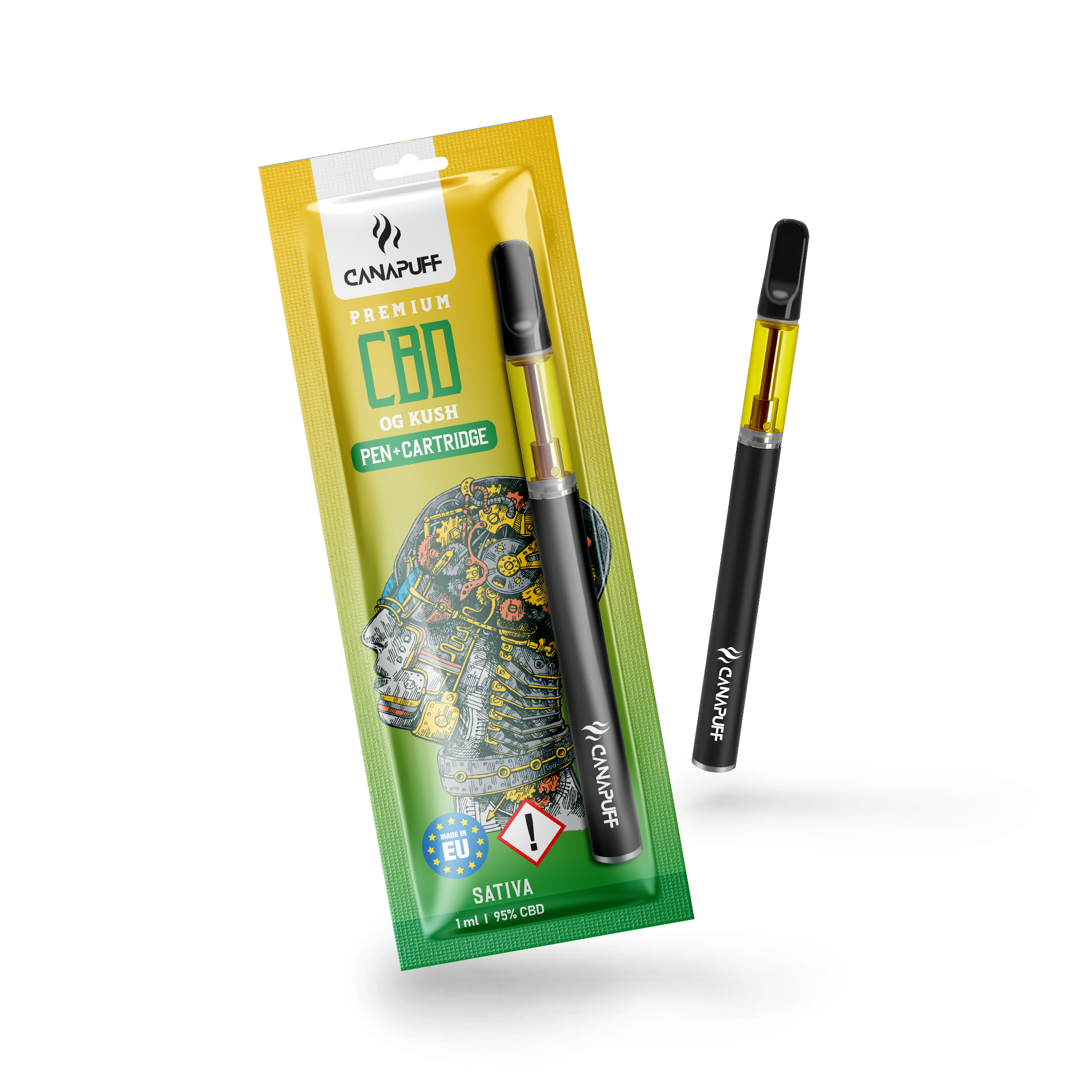Canapuff - OG Kush - CBD 95% - Caneta+Cartucho