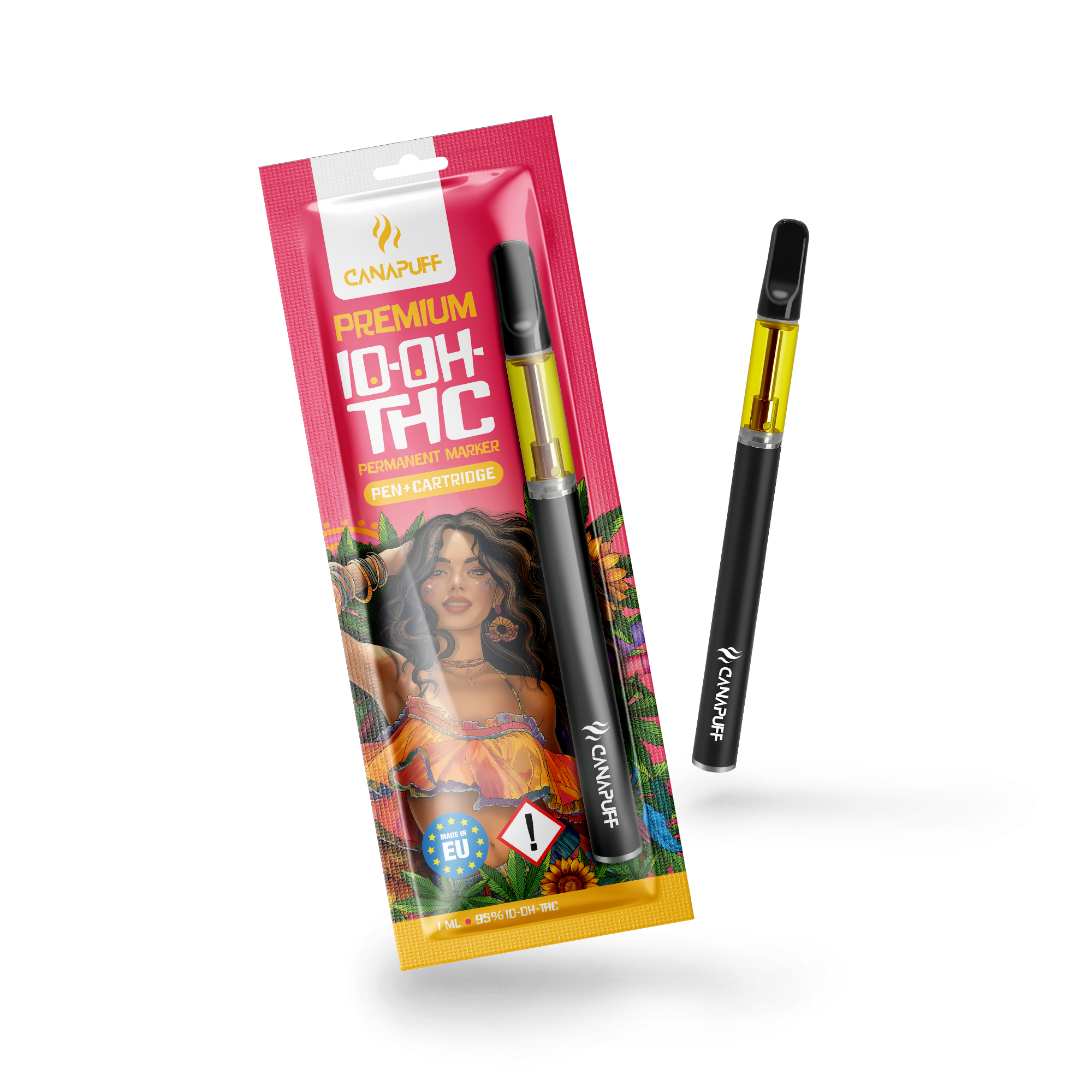 Canapuff - Marcador Permanente - 10-OH-THC 95% - Caneta+Cartucho