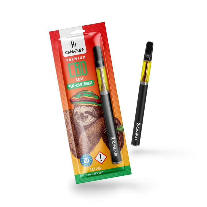 Canapuff - Descanso - CBD 95% - Caneta+Cartucho