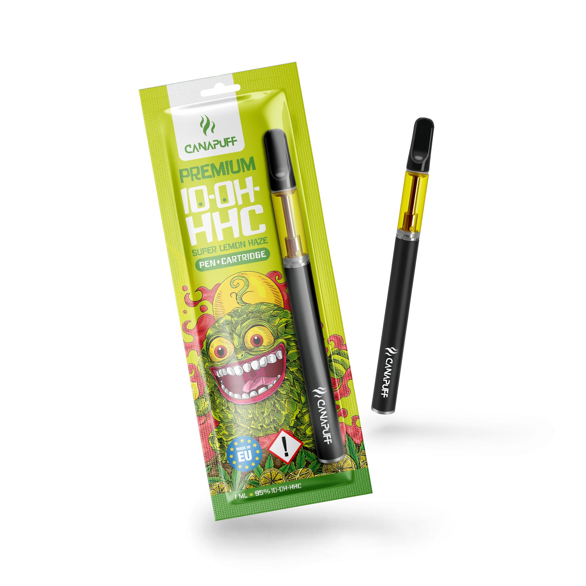 Canapuff - Super Lemon Haze 10-OH-HHC 95% - Caneta+Cartucho