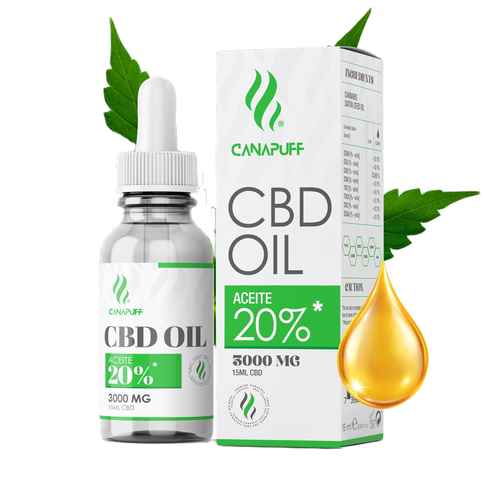 CBD Óleo 20% 15 ml