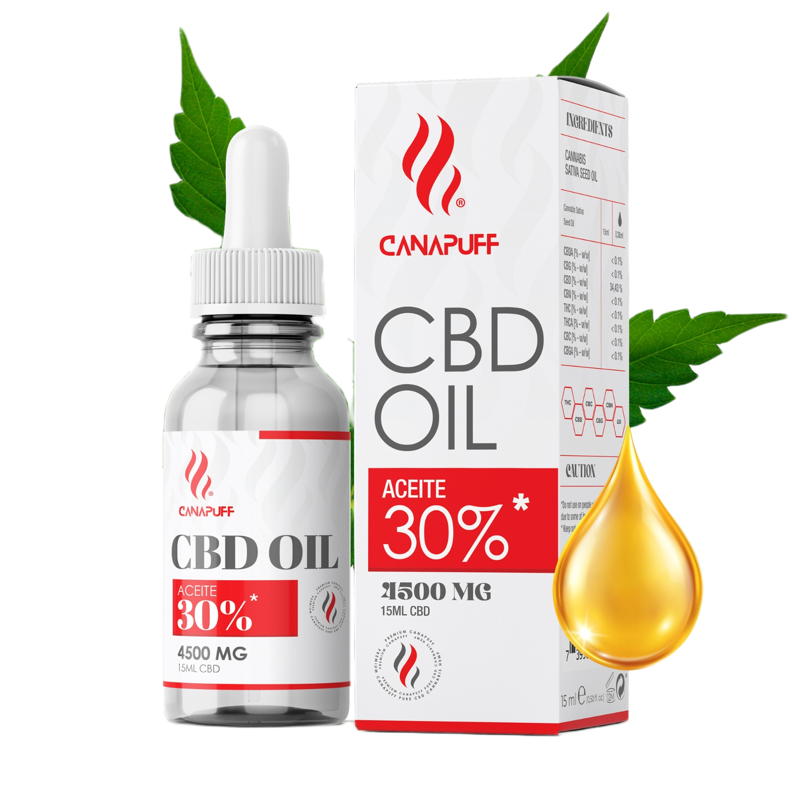CBD Óleo 30% 15ml